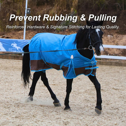 Barn And Stable lightweight horse cover showing the silky inner lining protection