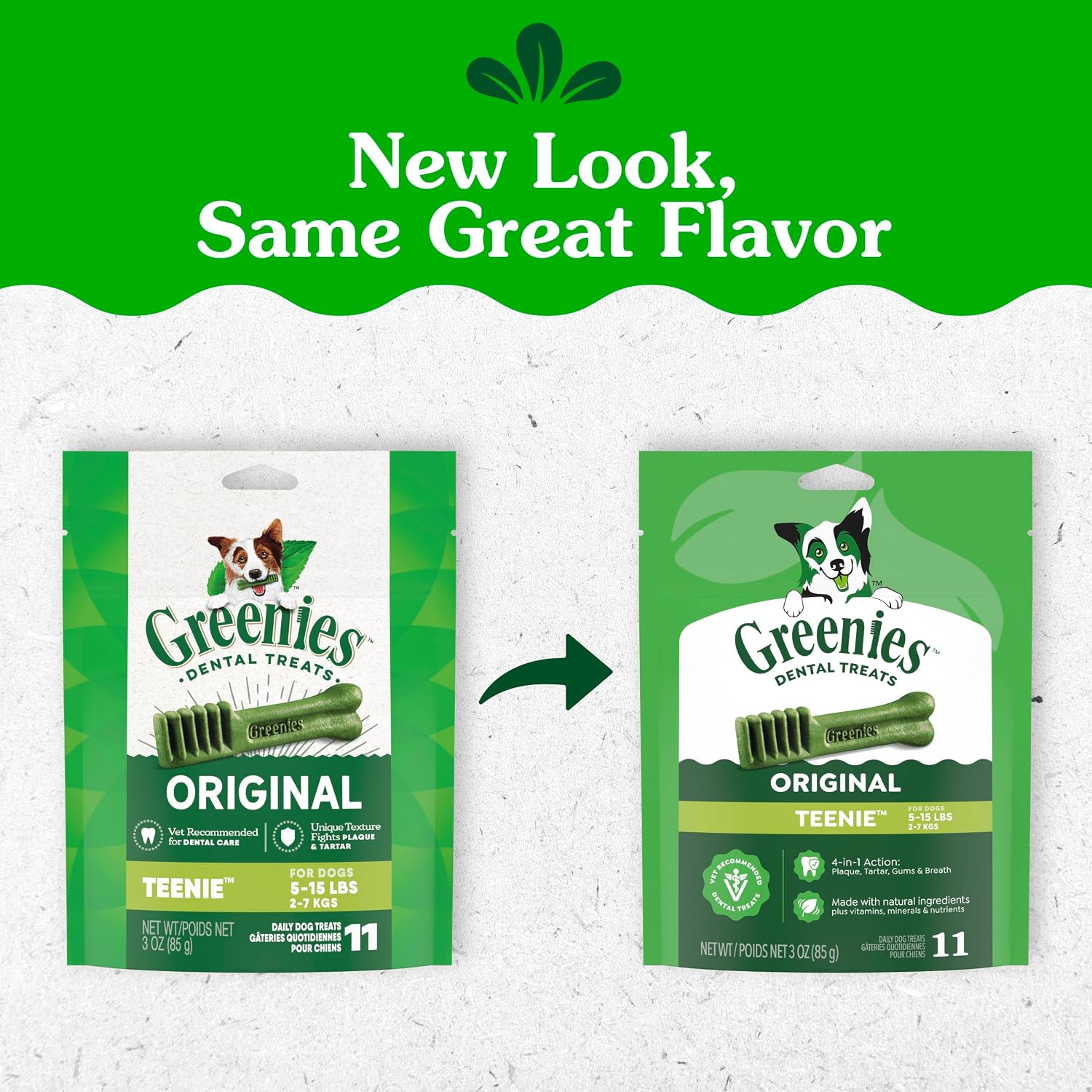 Greenies dental chews for small dogs weighing five to fifteen pounds
