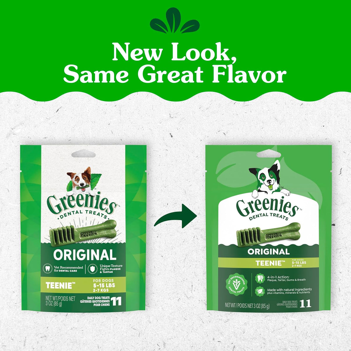 Greenies dental chews for small dogs weighing five to fifteen pounds