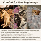 Lfory durable cat crate liner blanket for indoor pet comfort