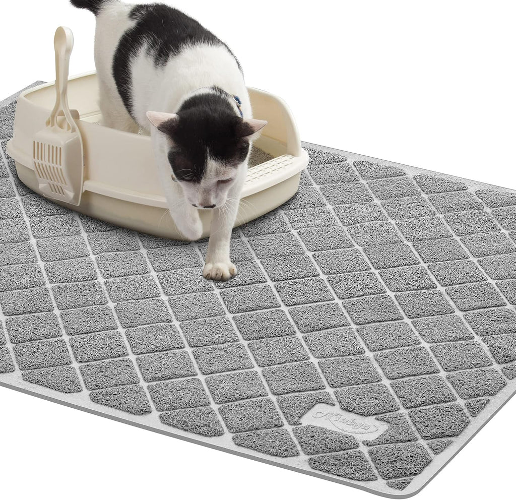 Niubya Premium Cat Litter Mat, Litter Box Mat with Non-Slip and Waterproof Backing, Litter Trapping Mat Soft on Kitty Paws and Easy to Clean, Cat Mat Traps Litter from Box - Image 10