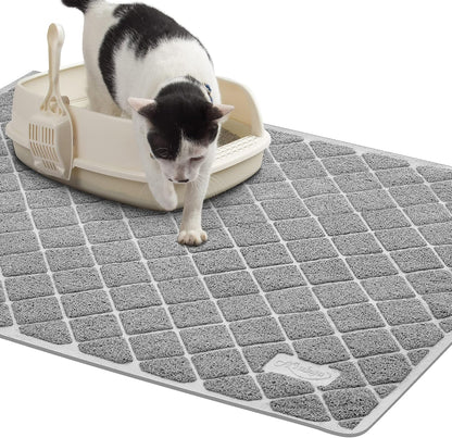 Niubya Premium Cat Litter Mat, Litter Box Mat with Non-Slip and Waterproof Backing, Litter Trapping Mat Soft on Kitty Paws and Easy to Clean, Cat Mat Traps Litter from Box - Image 10