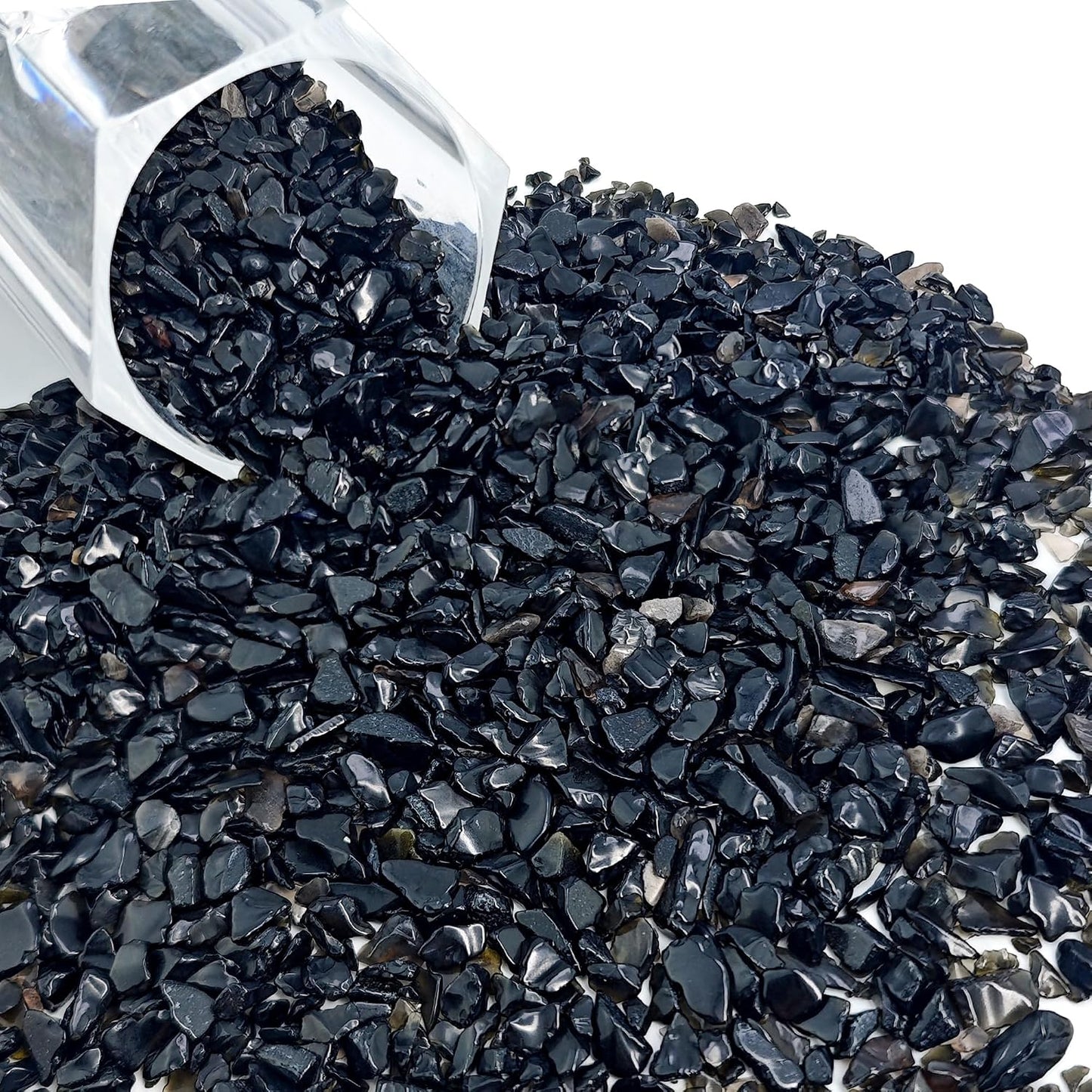 Kaiyuan Dynasty black aquarium gravel front view packaging