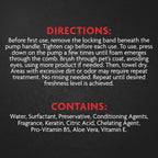 Furminator 3 fluid ounce cat grooming foam bottle label