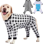 Dog Recovery Suit Full-Zipper After Post-Surgery Large Medium Dogs, Dog Bodysuit for Prevent Licking& Chewing Wounds Onesies Cone Alternative (Purple, 4X-Large) - Image 13