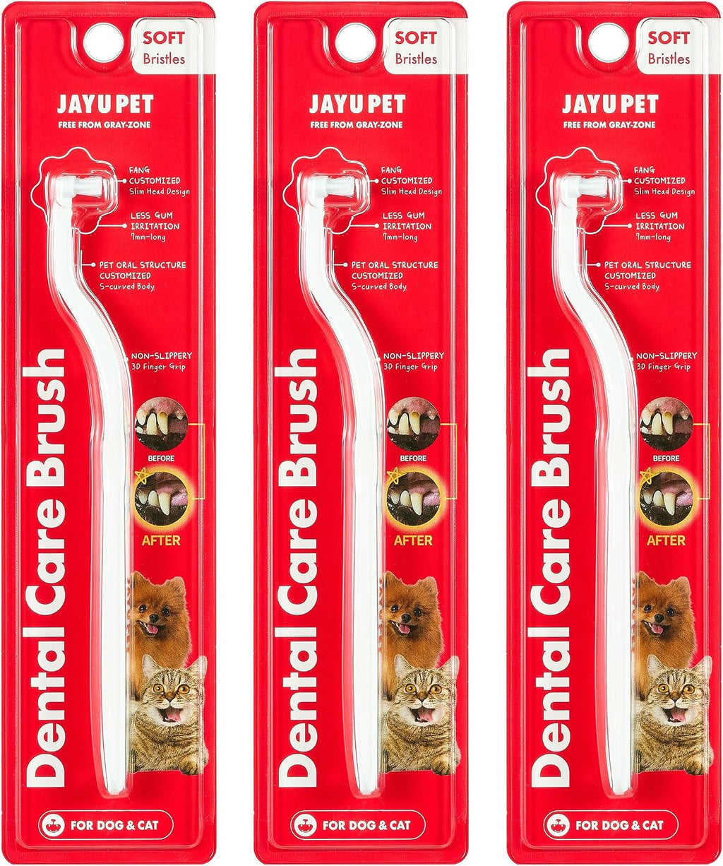 JAYU PET Dental Care Brush with Soft Bristles 1ea | Dog Toothbrush, Cat Toothbrush, For Kitten and Small Dogs, Removes Old Plaque and Tartar, Easy Cleaning - Image 12