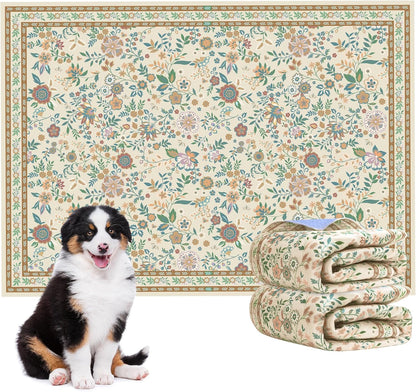 Washable Pee Pads for Dogs, 2 Pack Super Absorbent Reusable Puppy Pads with Colorful Flowers Patterns for Potty Training, Floor, Couch, Bed, and Crate,36"x 48" - Image 13