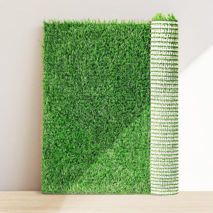 Artificial Dog Grass Pee Pad 20"x 25" 2 Pack, Grass Pad for Dogs Indoor Potty Training, Replacement Turf for Puppy, Washable Reusable Realistic Fake Grass Mat for Apartment, Balcony - Image 10