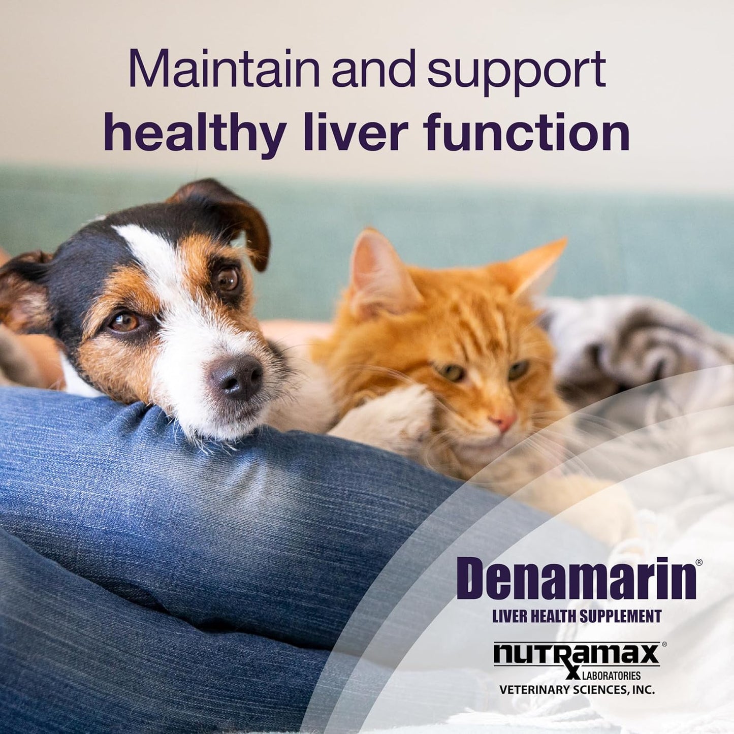 Coated Denamarin tablets for pet liver health