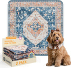 Lahome Reusable Washable Puppy Pads - 2 Pack Super Absorbent & Waterproof Dog Training Mats for Potty, Crate and Floor - Leakproof Pee Pads with Non-Slip Backing (Gray, 36"x48") - Image 12