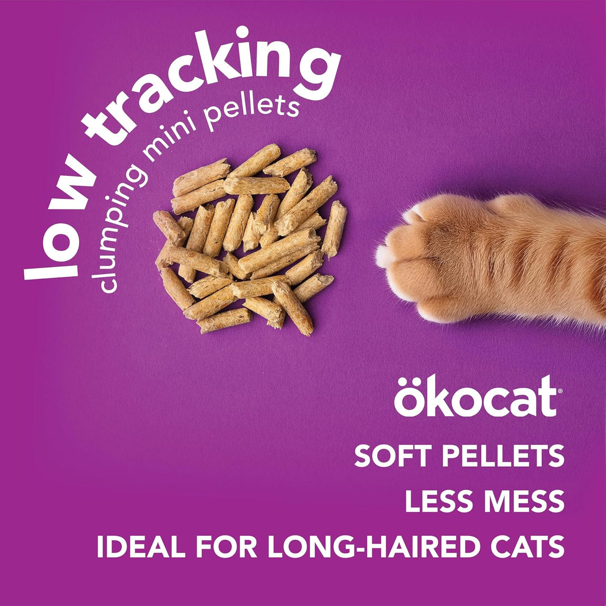 Okocat cat litter bag packaging details