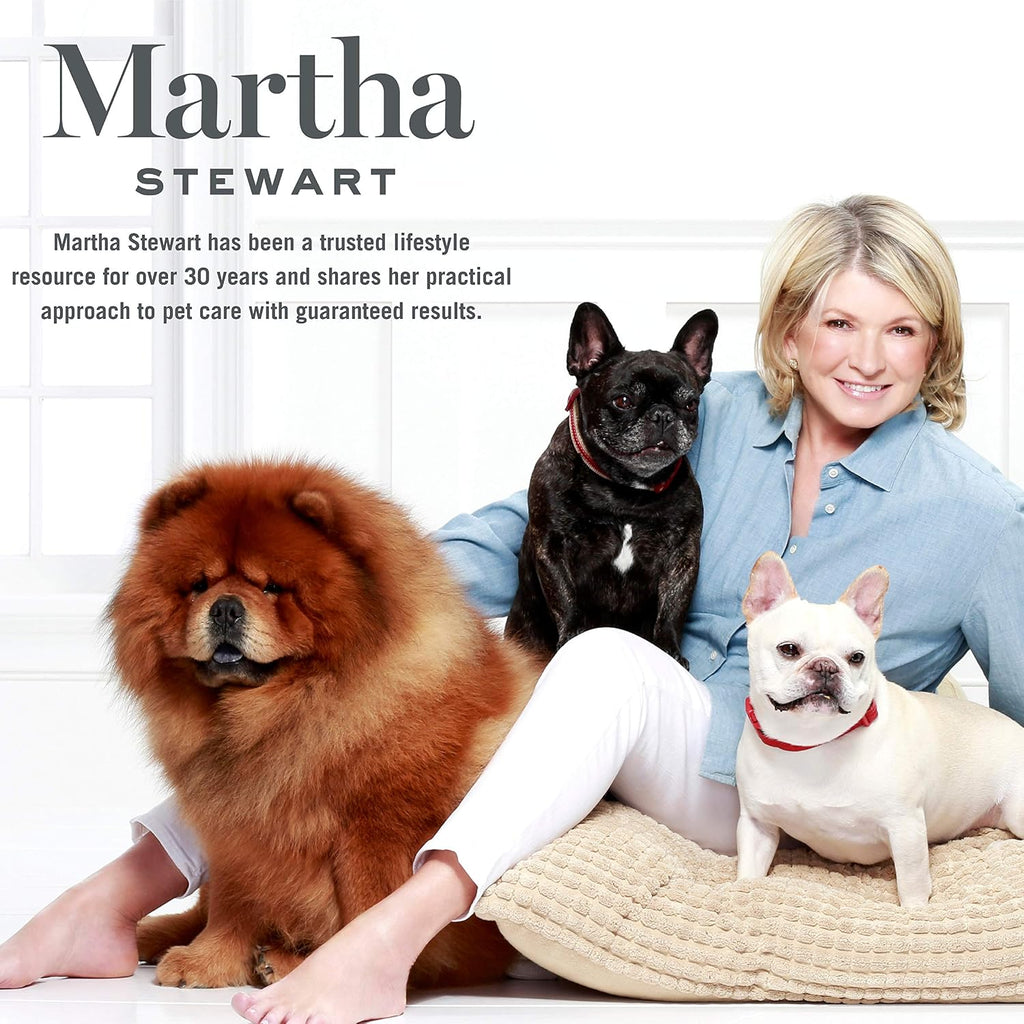 Full view of Martha Stewart sixteen fluid ounce pet care bottle