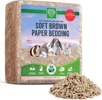 Small Pet Select natural brown paper bedding bag back view