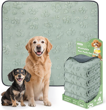 LOOBANI Washable Pee Pads for Dogs: 2 Pack Super Absorbent Reusable Puppy Pads, Leakproof and Waterproof Dog Training Pads Whelping Pads for Potty, Floor, Crate, Couch Bed and Travel, 36"x24" - Image 14