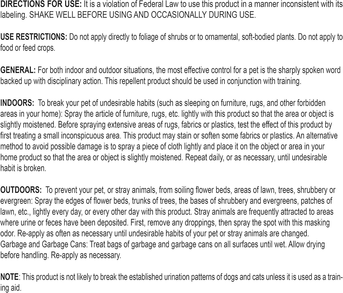 Four Paws Keep Off spray 10 ounces packaging