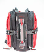 iEnergy weatherproof hiking backpack for medium dogs showcasing the spacious side pockets