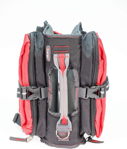 iEnergy weatherproof hiking backpack for medium dogs showcasing the spacious side pockets