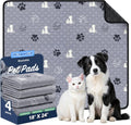 WanpeeGoo Washable Pee Pads 4 Pack front view