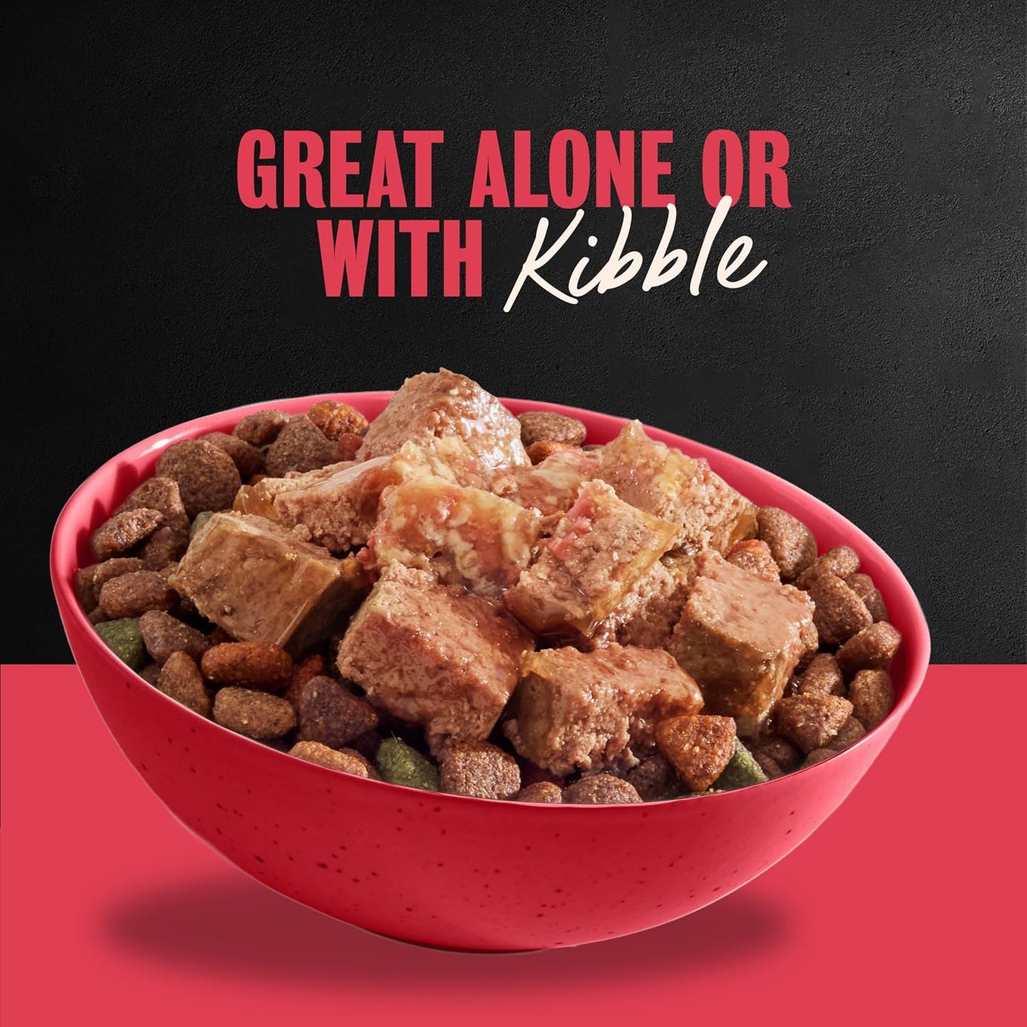 Real meat ingredient premium wet dog food for small breeds.