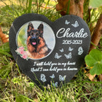 Odb dog memorial stone front view for loss of pet