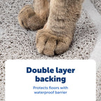 PetSafe cat litter trapping mat close up showing deep grooves