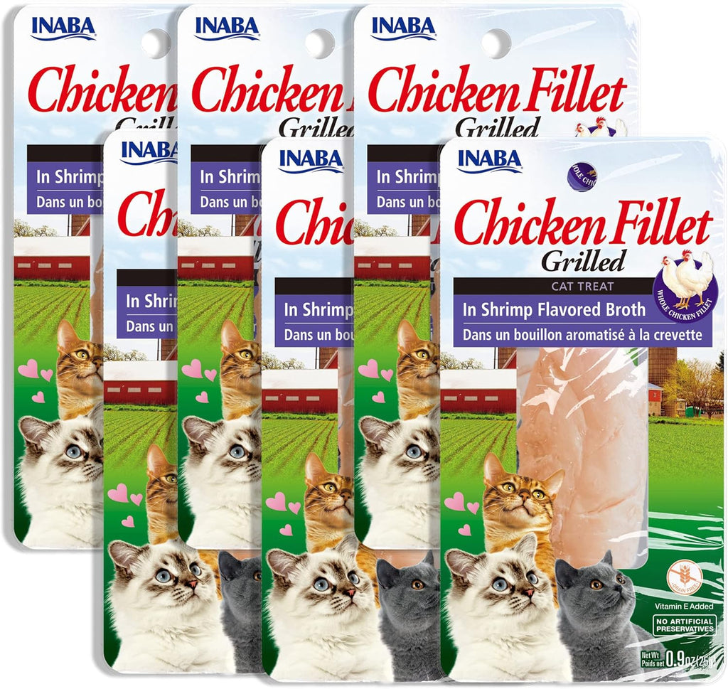 Comparison of Inaba cat treat flavors in variety box
