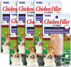 Comparison of Inaba cat treat flavors in variety box