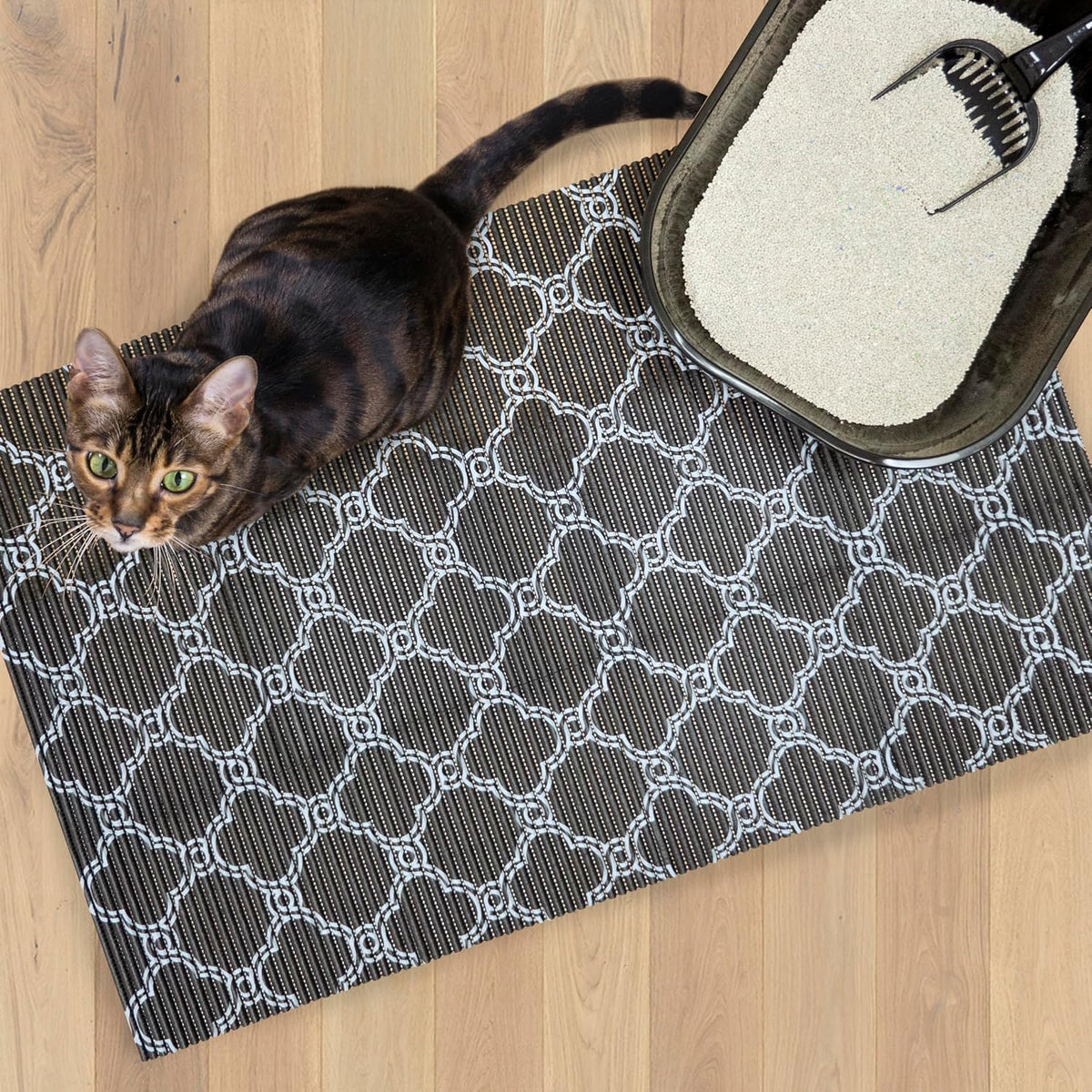 Fresh Kitty forty by twenty five inch scatter control mat