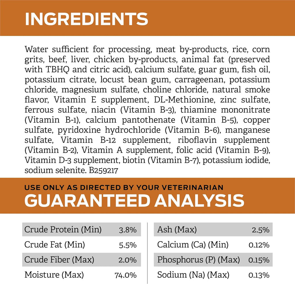 USA sourced prescription wet dog food for chronic kidney disease management