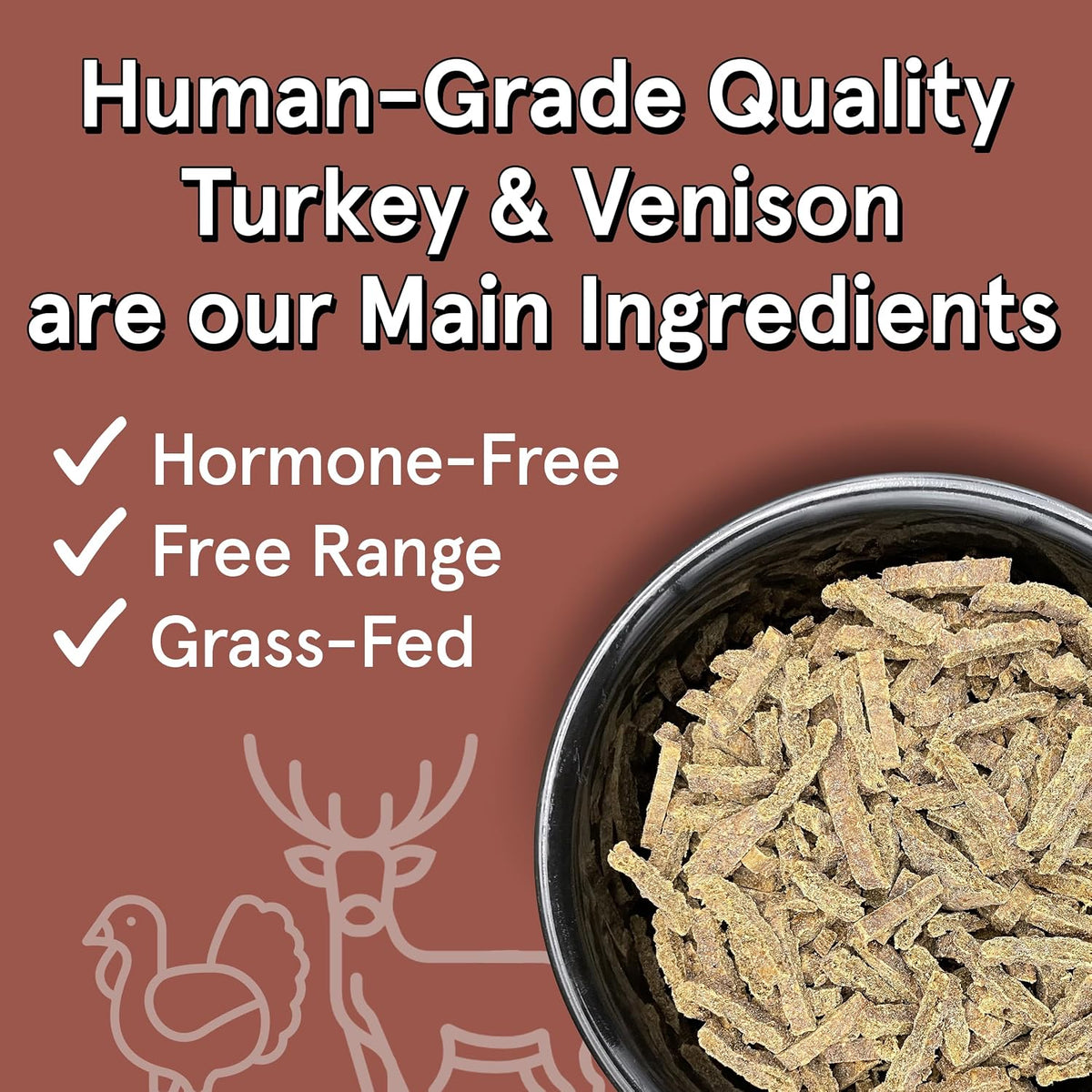 The Real Meat Company air dried dog food premium USA imported pet nutrition bag
