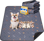 Sunheir Washable Pee Pads for Dogs , Thick Heavy Absorbency Reusable, Prevent Leakage, Waterproof , Non-Slip Pee Pads for Puppy Playpen, Crate, Whelping Box, Potty Training, Grey, 2 packs - Image 11