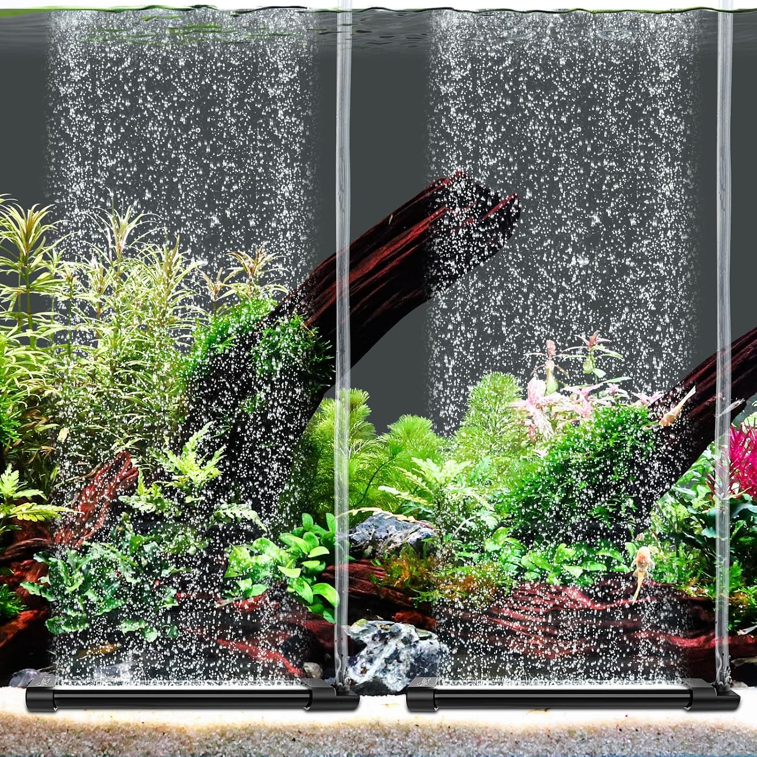 hygger Aquarium Bubble Curtain Wall, Quiet Fish Tank Air Stone with Accessories, High Dissolved Aquarium Bubbler Oxygen Diffuser Decoration for Freshwater & Saltwater - Image 10