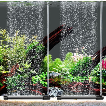 hygger Aquarium Bubble Curtain Wall, Quiet Fish Tank Air Stone with Accessories, High Dissolved Aquarium Bubbler Oxygen Diffuser Decoration for Freshwater & Saltwater - Image 10