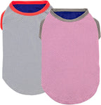 KYEESE 2Pack Dog Cooling Shirt, Breathable Dog Shirt for Small Dogs, Sun Protection Dogs Cooling Vest Tank Top, Lightweight Soft Sleeveless Summer Pet Clothes, Polar Bear+Ice, M - Image 11