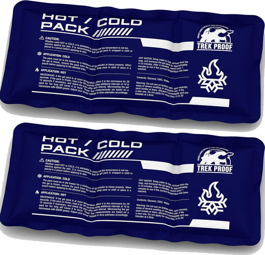 TrekProof flexible reusable gel ice pack front view