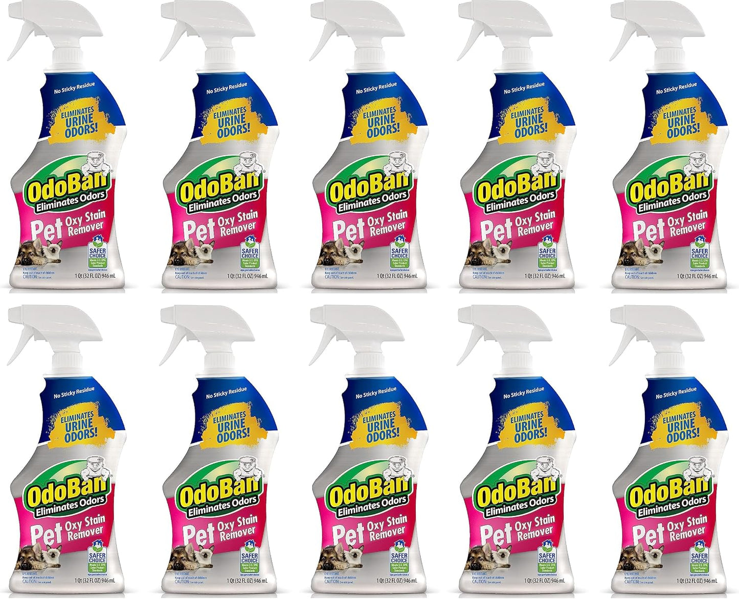 Instructions for using Odoban Pet Solutions Oxy Stain Remover