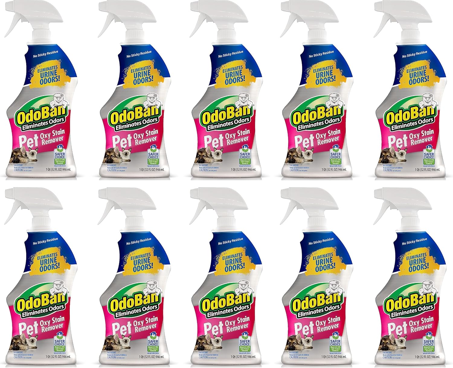 Instructions for using Odoban Pet Solutions Oxy Stain Remover