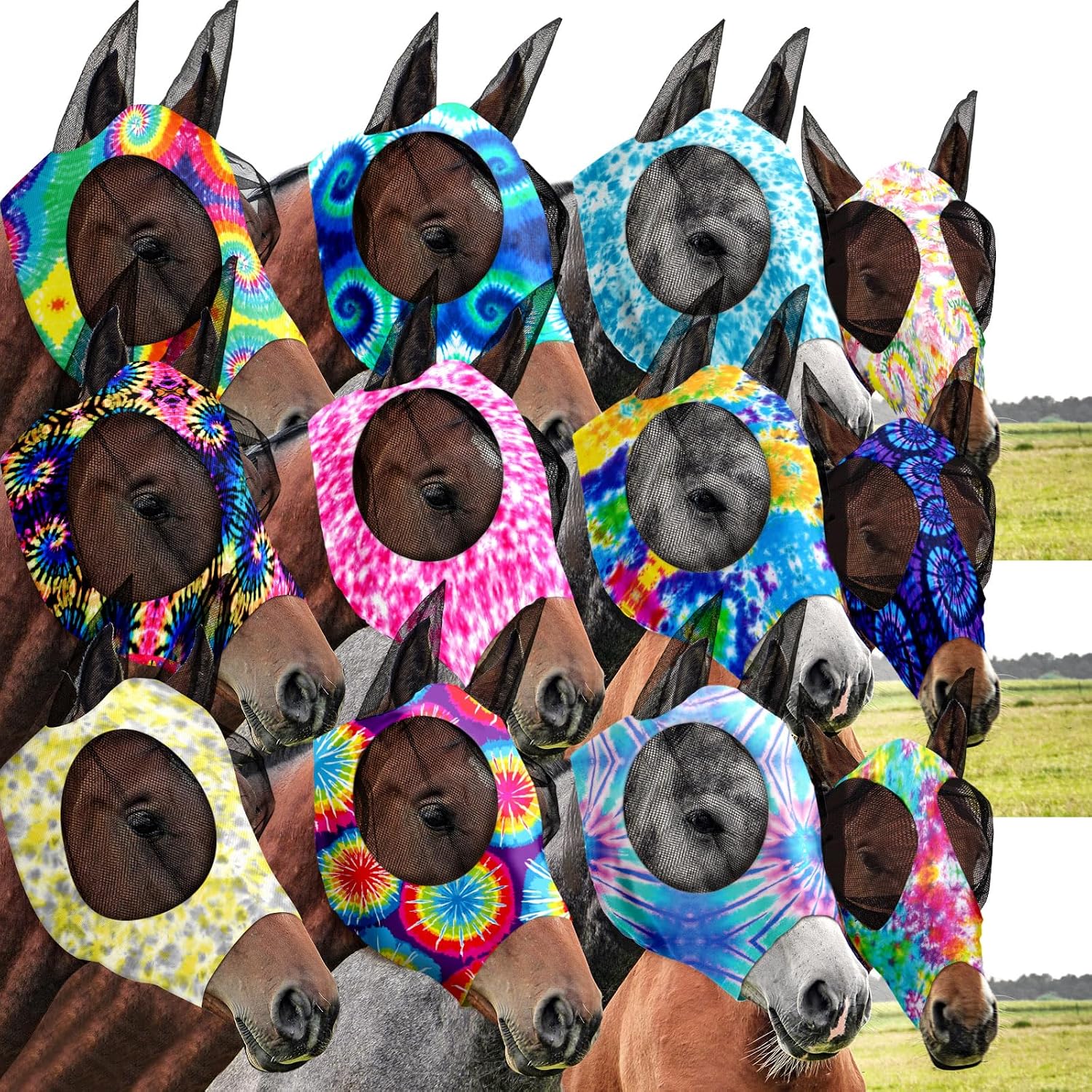 Qualirey bulk horse fly mask packaging for imported equine supplies