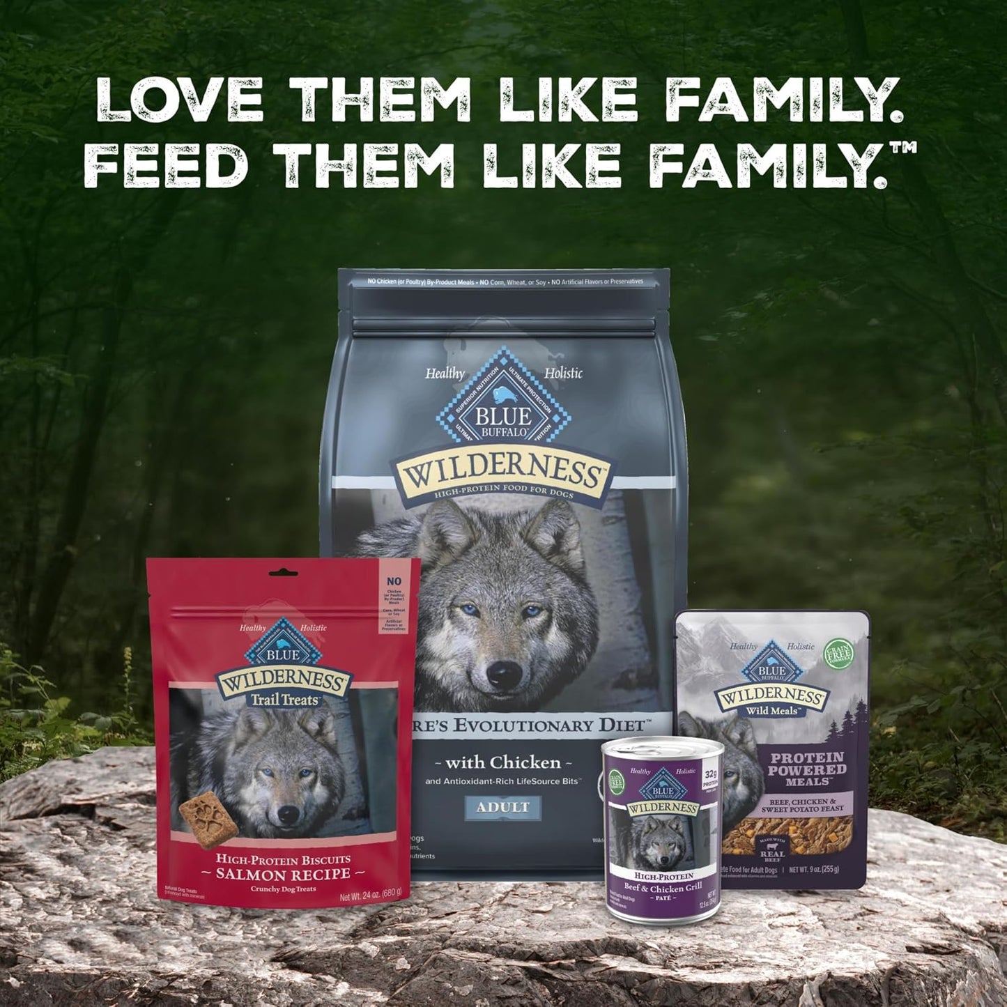 Premium wet dog food with real beef and chicken ingredients list label