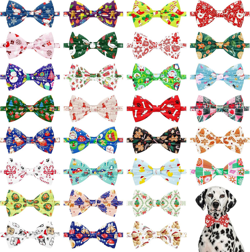 30 PCS 4th of July Dog Bow Ties Bulk for Small Medium Large Dogs Patriotic Dogs Bowties with Adjustable Ties Independence Day Bow Ties Party Grooming L - Image 15