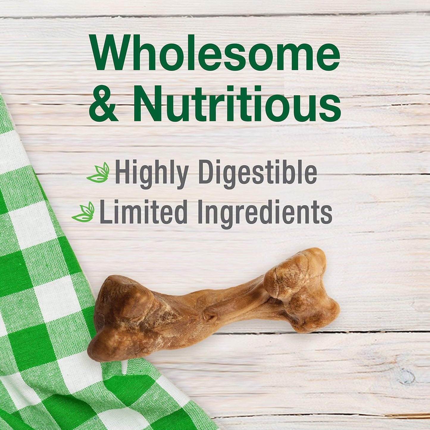 Nylabone Healthy Edibles small dog treat bone detail