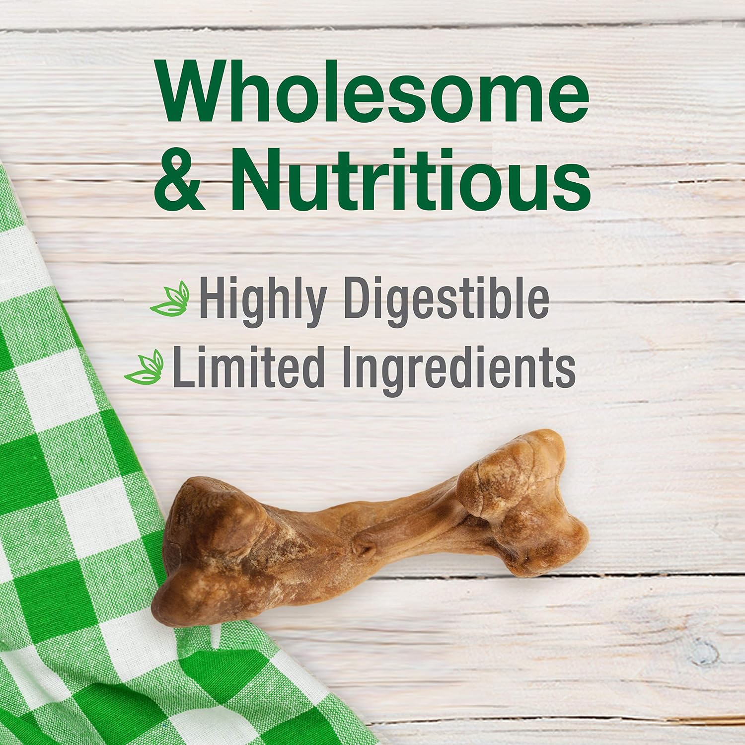Nylabone Healthy Edibles small dog treat bone detail