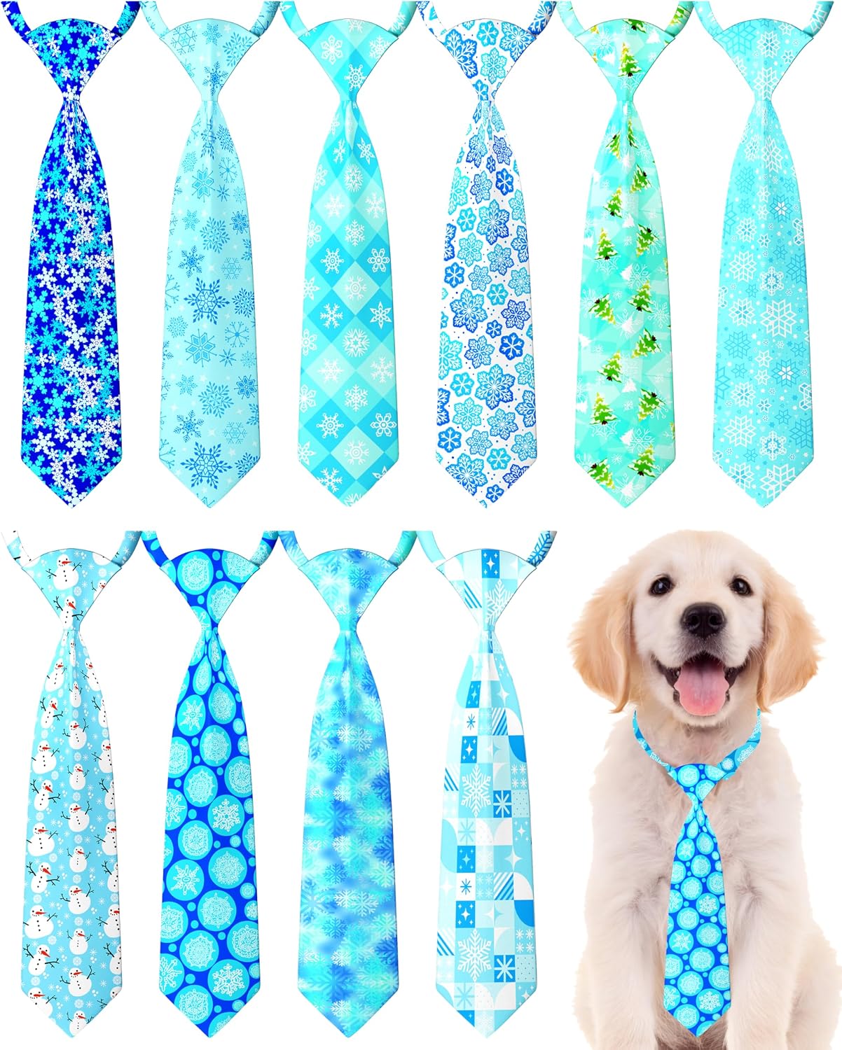 PET SHOW 10 Pack Holiday Small Dog Ties Neckties for Doggies Cats Adjustable Grooming Accessories Neck Ties Bowties Girl Boy Pets Festival Costumes Puppy Wedding Party Gift Favor - Image 14