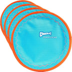 Chuckit! Paraflight Flying Disc Dog Toy - Water Floating Flyer - Durable Nylon Construction with Soft Rubber Edges - For Medium and Large Dogs - Size Large - 9.75" L x 9.75" W - Pack of 1 - Image 10