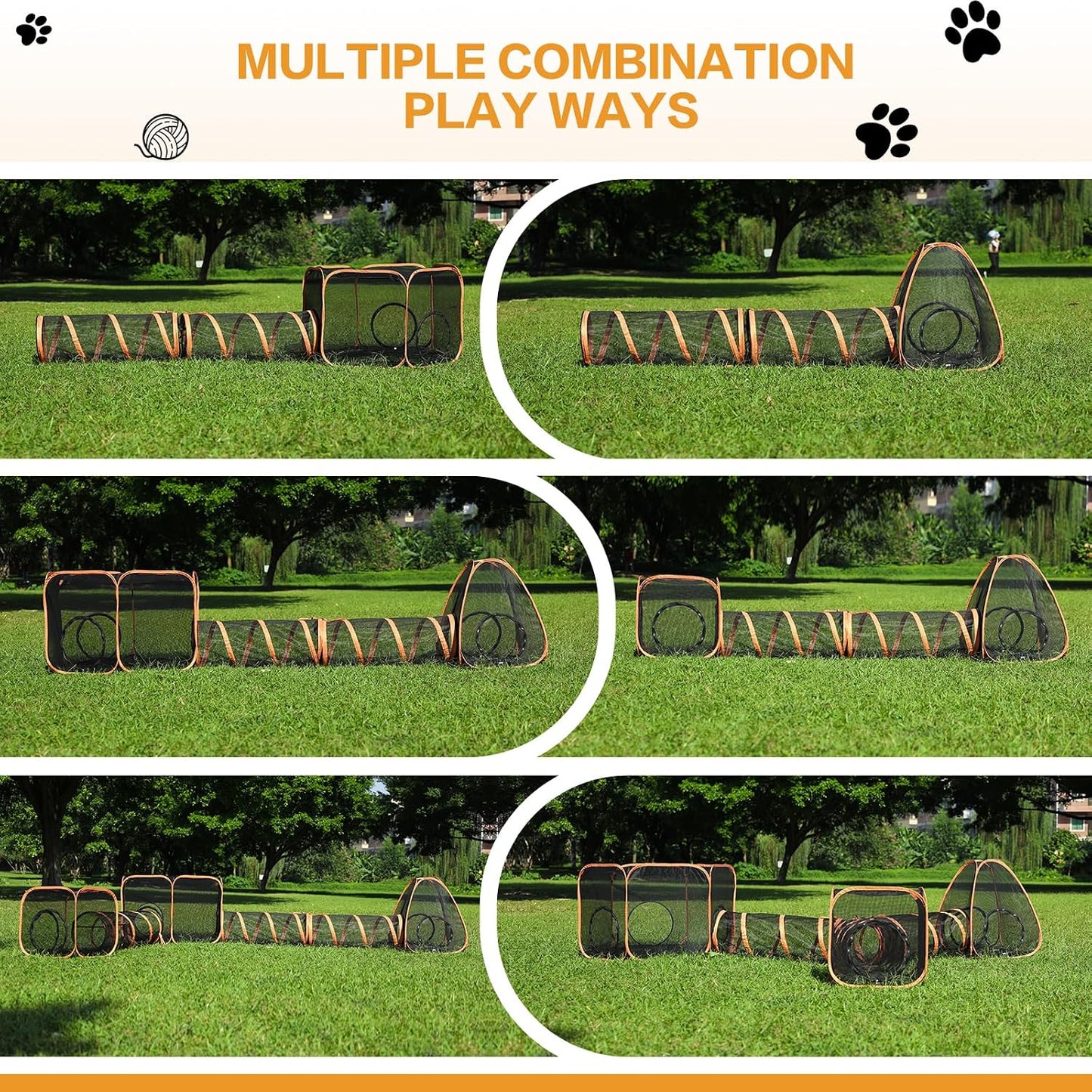 Wilhiker cat harness and leash set laid out next to the interactive feather wand toys