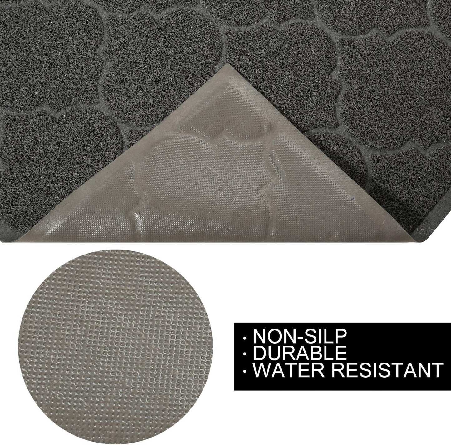 Cosyearn non slip phthalate free litter mat backing for floor protection