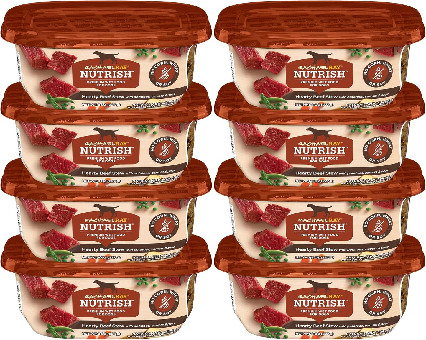 Nutrish Rachael Ray Savory Favorites Wet Dog Food Variety Pack, 8 oz. Tubs (Pack of 6) - Image 11