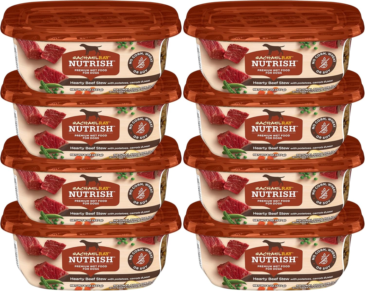 Nutrish Rachael Ray Savory Favorites Wet Dog Food Variety Pack, 8 oz. Tubs (Pack of 6) - Image 11