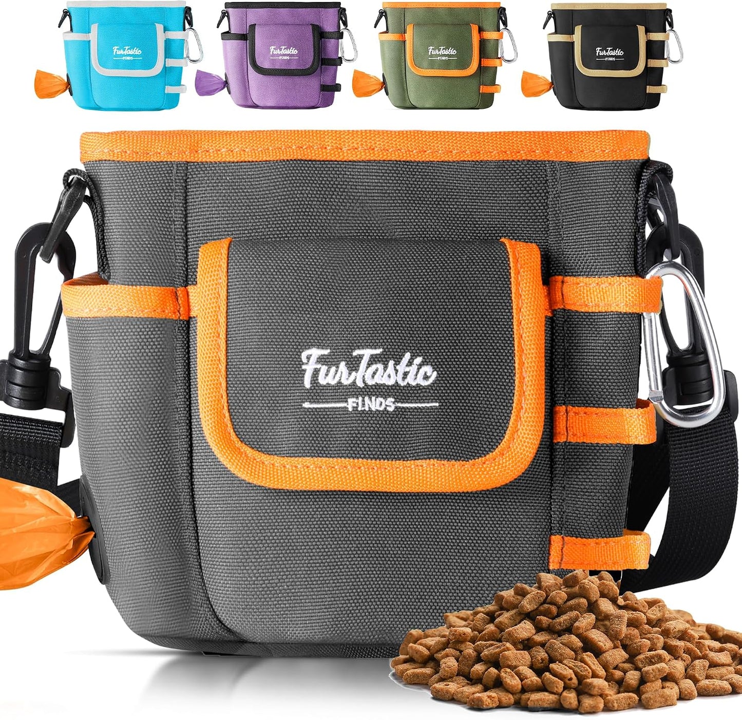 FurtasticFinds dog treat pouch front view