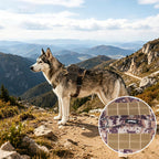 Lulupet harness featuring MOLLE webbing for gear